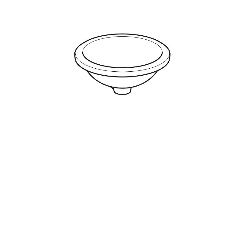 Раковина Geberit VariForm  500.746.01.2 Белая