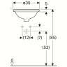 Раковина Geberit VariForm  500.746.01.2 Белая