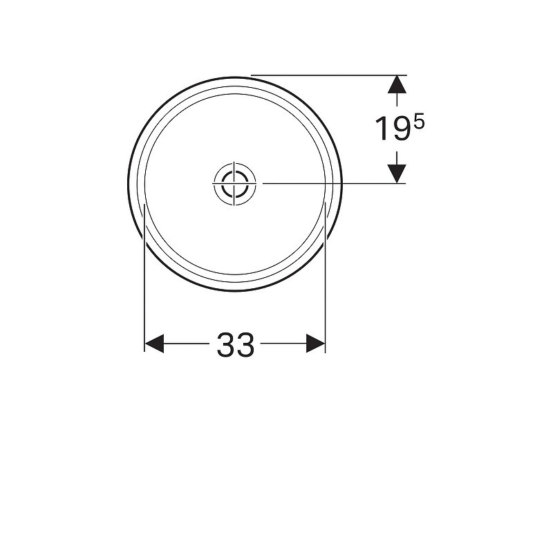 Раковина Geberit VariForm  500.746.01.2 Белая