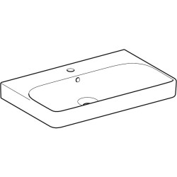 Раковина Geberit Smyle Square 90 500.251.01.1 Белая