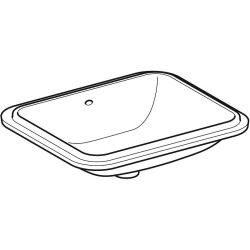 Раковина Geberit VariForm  50 500.764.01.2 Белая