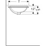 Раковина Geberit VariForm  50 500.764.01.2 Белая
