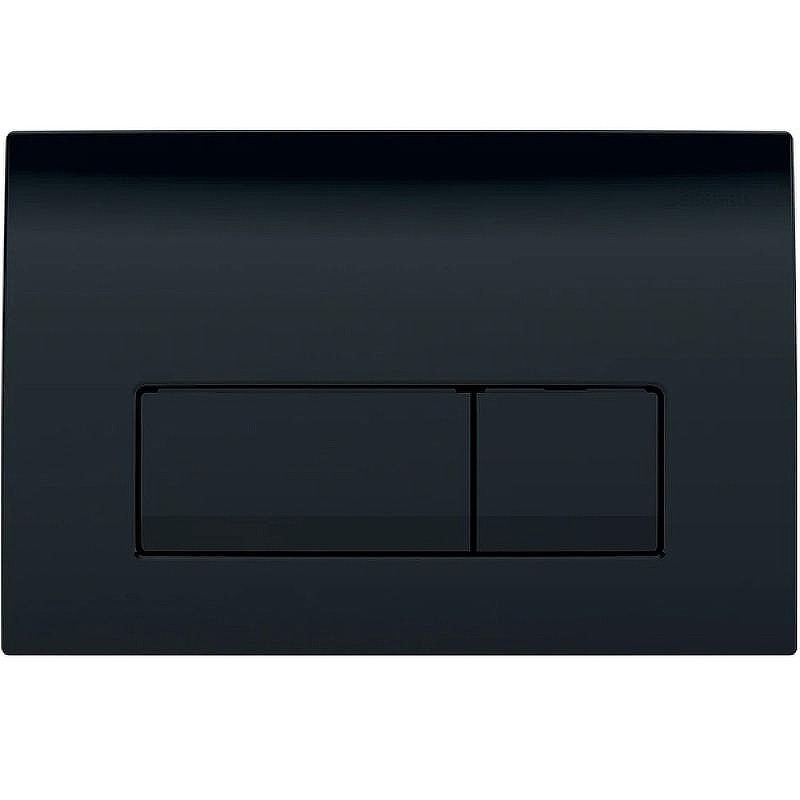 Клавиша смыва Geberit Delta 50 115.119.DW.1 Черная глянцевая