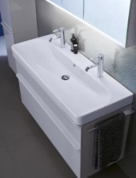 Тумба под раковину Geberit Smyle Square 120 500.355.00.1 подвесная Белая