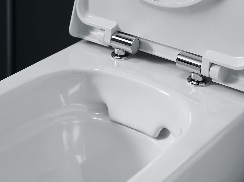 Унитаз Geberit Smyle Square 500.683.01.1 подвесной с сиденьем Микролифт