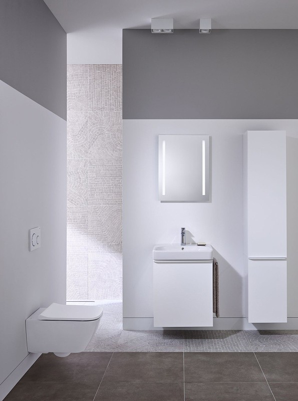 Унитаз Geberit Smyle Square 500.683.01.1 подвесной с сиденьем Микролифт