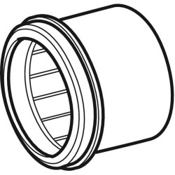 Переходная муфта Geberit PE 367.928.16.1 Черная