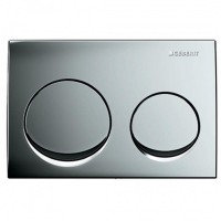 Кнопка смыва Geberit Alpha 115.040.21.5 цвет Хром глянцевый
