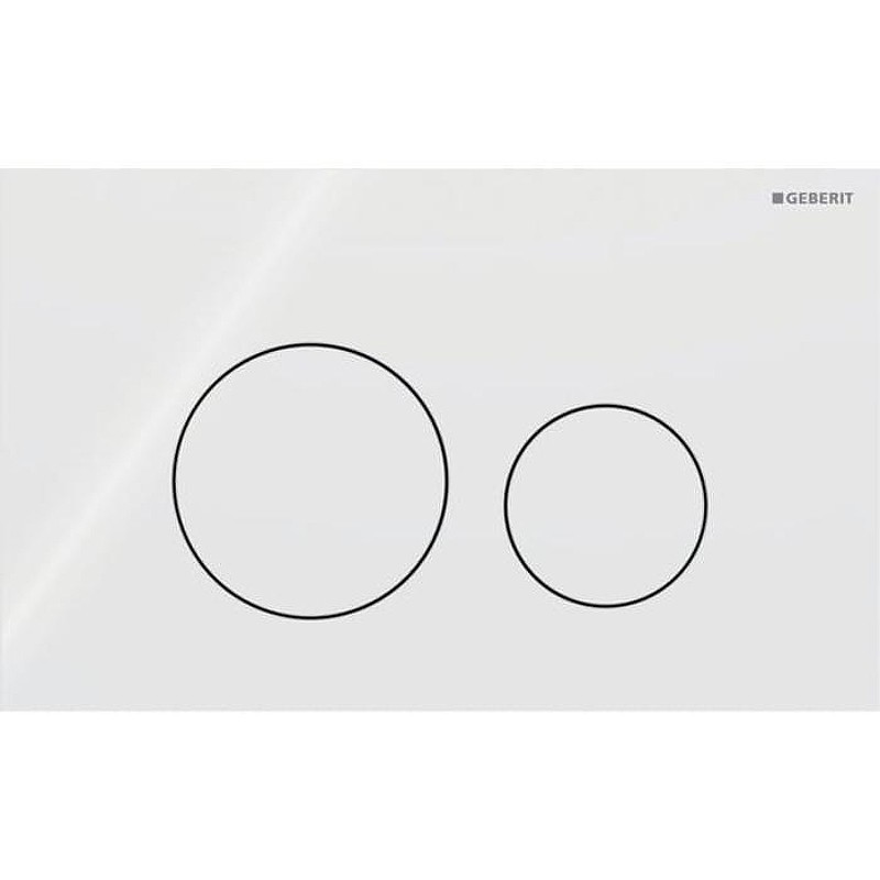 Кнопка смыва Geberit Sigma 40 115.628.SI.1 цвет Белый