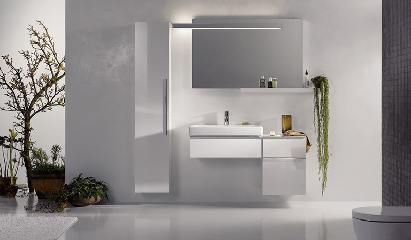 Тумба под раковину Geberit (Keramag) iCon 60x50x24 840260000 белая alpin глянцевая