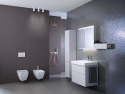 Зеркальный шкаф Geberit Smyle Square 75 500.205.00.1 подвесной Белый