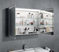 Зеркальный шкаф Geberit Option 90 500.583.00.1 с подсветкой с сенсорным выключателем