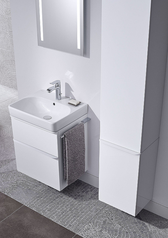 Раковина Geberit Smyle Square 60 500.229.01.1 Белая