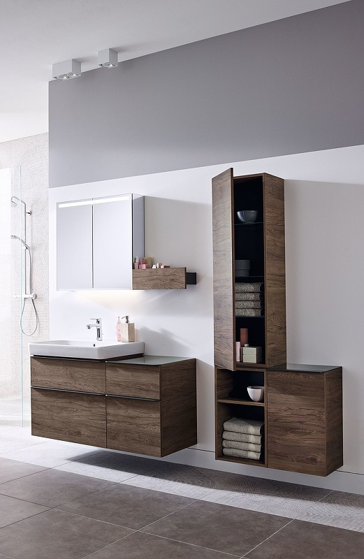 Тумба Geberit Smyle Square 45 500.357.JR.1 подвесная Пекан
