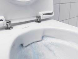 Унитаз Geberit Smyle Square 500.685.01.1 подвесной с сиденьем Микролифт