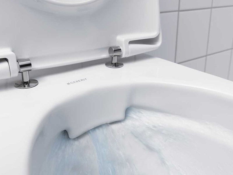 Унитаз Geberit Smyle Square 500.685.01.1 подвесной с сиденьем Микролифт