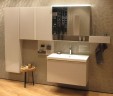 Шкаф пенал Geberit Acanto 38 500.619.JL.2 подвесной Песчаное стекло