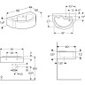 Раковина Geberit Bambini 60 326060000 детская Белая