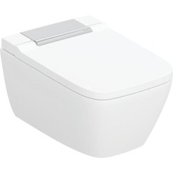 Унитаз биде Geberit AquaClean Sela Square 146.250.21.1 цвет Белый Хром с сиденьем Микролифт