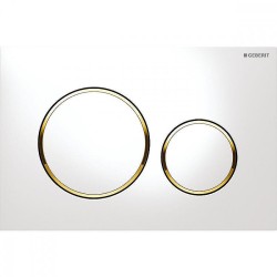 Клавиша смыва Geberit Sigma 20 115.882.KK.1 Белый/золото