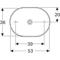 Раковина-чаша Geberit VariForm 55 500.774.01.2 Белая
