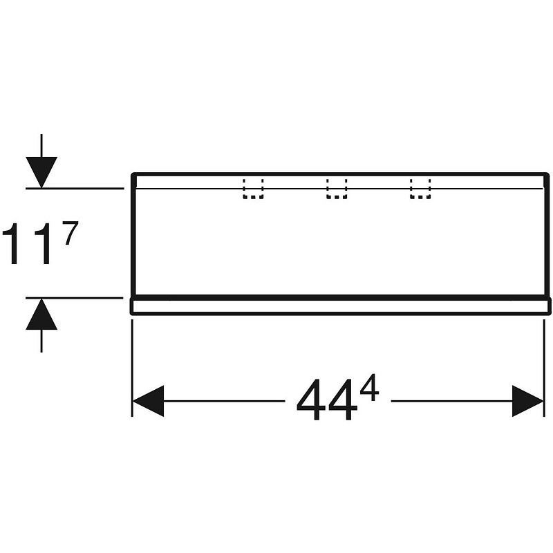 Полка Geberit Smyle Square 500.362.JR.1 Темно-серый