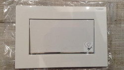 Клавиша смыва Geberit Sigma 30 115.893.KJ.1 Белый/хром