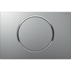 Клавиша смыва Geberit Sigma 10 115.758.JQ.5 Матовый хром лакированный, глянцевый хром