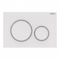 Клавиша смыва Geberit Sigma 20 115.882.11.1 Белая глянцевая и матовая