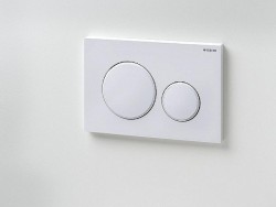 Клавиша смыва Geberit Sigma 20 115.882.11.1 Белая глянцевая и матовая