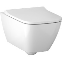 Унитаз Geberit Smyle Square 500.683.01.2 подвесной с сиденьем Микролифт