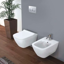 Унитаз Geberit Smyle Square 500.683.01.2 подвесной с сиденьем Микролифт